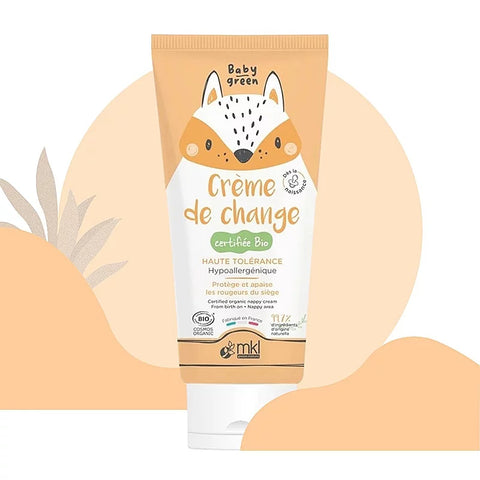 MKL GREEN NATURE - Crème de Change Apaisante et Protectrice (100ml) - Prenez Soin de la Peau de Votre Bébé avec Amour 💖🌱