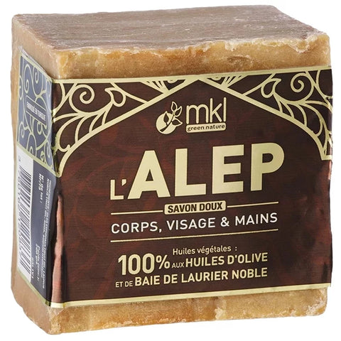 MKL GREEN NATURE - Aleppo Soap with Laurel Berry and Olive Oil - Natural Skin Care Essential 🧼🌱