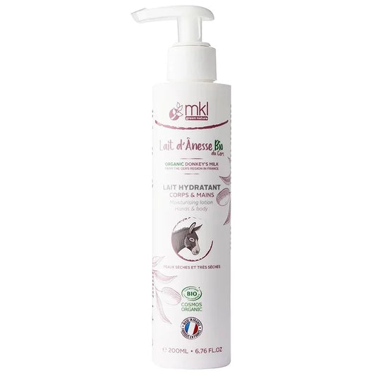 MKL grüne Natur - Bio-Eselmilch feuchtigkeitsspendende Körperlotion (200 ml) - Verwöhnen Sie Ihre Haut natürlich! 🌱💧