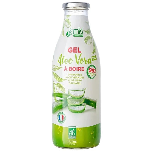 MKL GRÜNE NATUR - Bio-Aloe-Vera-Trinkgel (1 L) - Erfrischende Flüssigkeitszufuhr für das Wohlbefinden! 🌿🥤