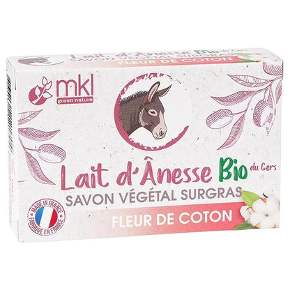 MKL GREEN NATURE - Nourishing Donkey Milk & Cotton Flower Soap (100g) - Indulge in Luxurious Hydration! 🧴✨