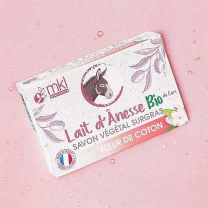 MKL GREEN NATURE - Nourishing Donkey Milk & Cotton Flower Soap (100g) - Indulge in Luxurious Hydration! 🧴✨