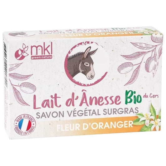 MKL GREEN NATURE - Superfat Soap with Donkey Milk and Orange Blossom Water (100g) - Indulge in Luxurious Hydration! 🧼🌼
