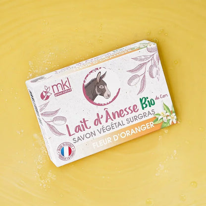 MKL GREEN NATURE - Superfett-Seife mit Eselsmilch und Orangenblütenwasser (100 g) - Genießen Sie luxuriöse Feuchtigkeit! 🧼🌼