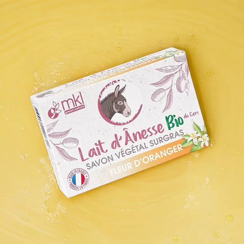 MKL GREEN NATURE - Superfett-Seife mit Eselsmilch und Orangenblütenwasser (100 g) - Genießen Sie luxuriöse Feuchtigkeit! 🧼🌼