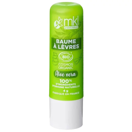 MKL GREEN NATURE - Organic Aloe Vera Lip Balm (4g) - Soft & Hydrated Lips Await! 🌱💖