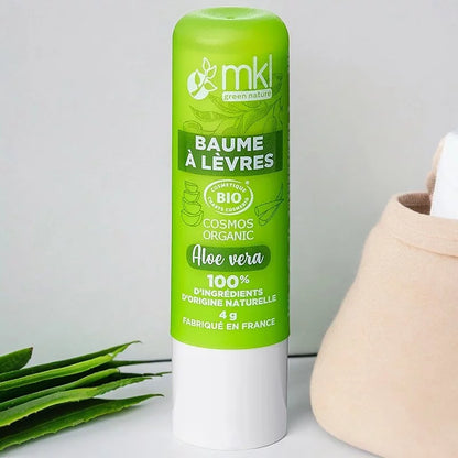 MKL GRÜN NATUR - Bio Aloe-Vera Lippenbalsam (4g) - Weiche und mit Feuchtigkeit versorgte Lippen warten! 🌱💖