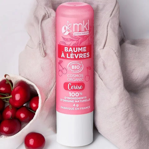 MKL GREEN NATURE - Organic Cherry Lip Balm (4g) - Hydrate & Protect Your Smile! 🍒💋