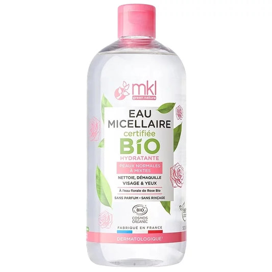 MKL GREEN NATURE - Feuchtigkeitsspendendes Mizellenwasser mit Bio-Rosenhydrolat - Revitalisieren und erfrischen Sie Ihren Teint! 🌟🌿