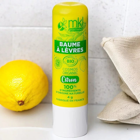 MKL GREEN NATURE - Organic Lemon Lip Balm (4g) - Hydrate & Refresh Your Lips! 🍋💖
