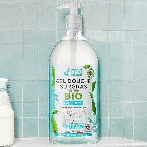 MKL GREEN NATURE - Organic Aloe Vera Shower Gel (1L) - Gentle Hydration for Your Skin 💧✨
