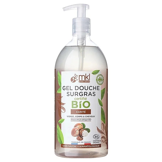 MKL GREEN NATURE - Organic Shea Butter Shower Gel (200ml) - Indulge in Nature’s Goodness! 🌱🛁