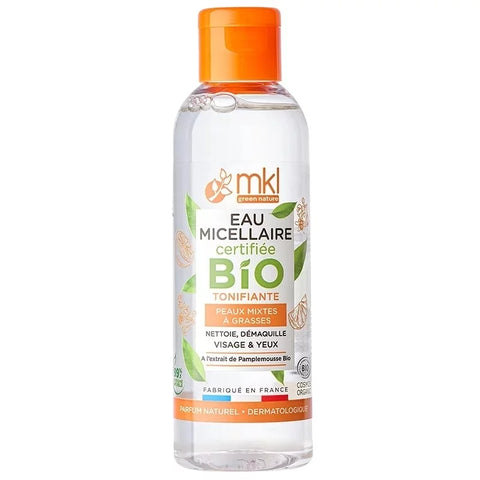 MKL GREEN NATURE - Tonisierendes Mizellenwasser mit Bio-Grapefruit-Extrakt - Belebt Ihre Haut! 🌟🍃
