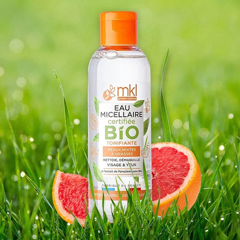 MKL GREEN NATURE - Tonisierendes Mizellenwasser mit Bio-Grapefruit-Extrakt - Belebt Ihre Haut! 🌟🍃