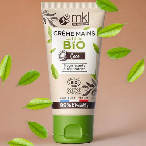 MKL GRÜNE NATUR - Nährende und reparierende Handcreme mit Bio-Kokosnuss (50 ml) - Verwöhnen Sie Ihre Haut! 🌴💧