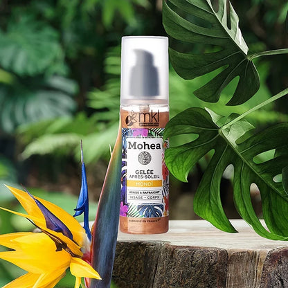 MKL Verde Natura - Gel Doposole con Perle Dorate Scintillanti (200 ml) - Rinfresca e Irradia! 🌟💧