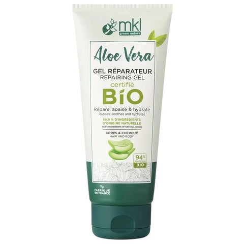 MKL GREEN NATURE - Gel réparateur à l'aloe vera (100 ml) - Apaisez et hydratez votre peau ! 🌿✨