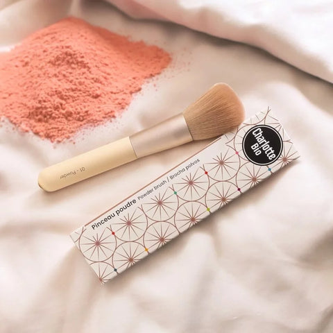 CHARLOTTE BIO - Vegan Powder Brush - Luxurious Makeup Application Awaits! ✨💖
