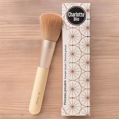 CHARLOTTE BIO - Vegan Powder Brush - Luxurious Makeup Application Awaits! ✨💖