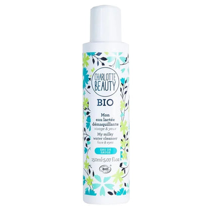 CHARLOTTE BIO - Eau micellaire lactée bio sans rinçage - Rafraîchir et revitaliser votre peau ! 💧🌿✨
