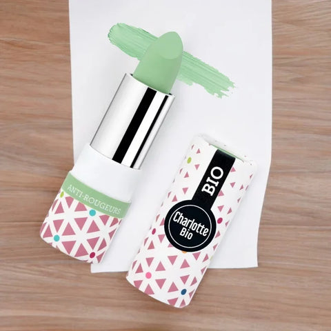 CHARLOTTE BIO - Bio-Grün Abdeckstift gegen Rötungen - perfekte Deckkraft für makellose Haut! 🌿💖