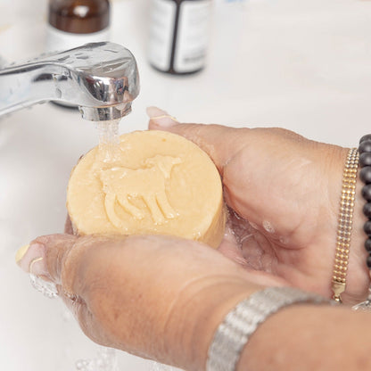 Savon au lait de chèvre Géranium
