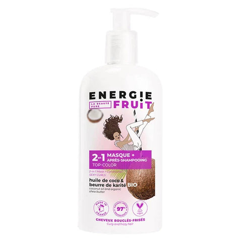ÉNERGIE FRUIT - ÉNERGIE FRUIT 2-en-1 Masque + Après-Shampooing Boucles Sexy - Des Boucles Naturelles Magnifiques Vous Attendent! 🌟💁‍♀️