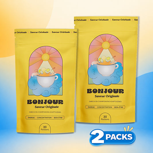 Bonjour Original Duo Pack – Funktionspilz-Drink (Niedriger Koffeingehalt)