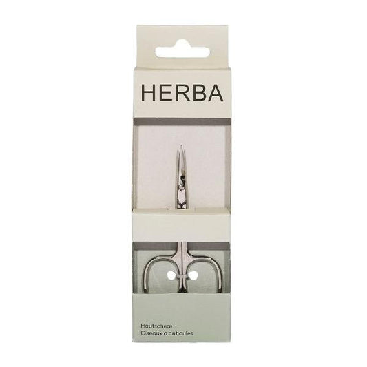 HERBA Hautschere vernickelt