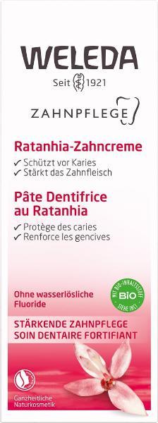 WELEDA Ratanhia-Zahnpasta 75 ml