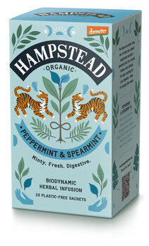 Hampstead Tea Peppermint & Spearmint Tea Demeter in Scatola 20 Bustine