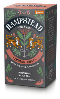 Hampstead Tea Indian Chai Demeter in bottiglia 20 sacchetti di tè