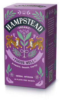 Hampstead Tea Focus Well in scatola da 20 bustine di tè