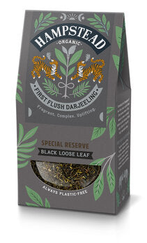 Hampstead Tea Tè Nero alla Prima Raccolta Demeter in Foglie Sciolte 100 g