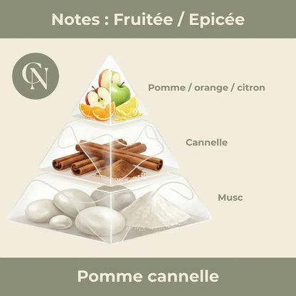 Candelina Artigianale Mela Cannella – Profumo Incantatore e Atmosfera Accogliente