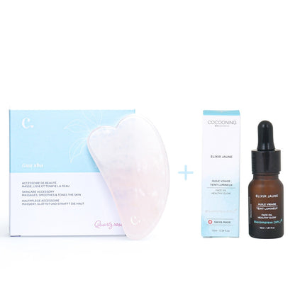 Duo Gua Sha + Elixir jaune Deluxe