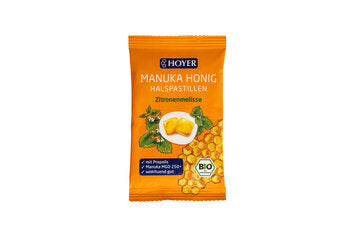 HOYER Manukahonig Halspastillen Zitronenmelisse Hoyer 30g