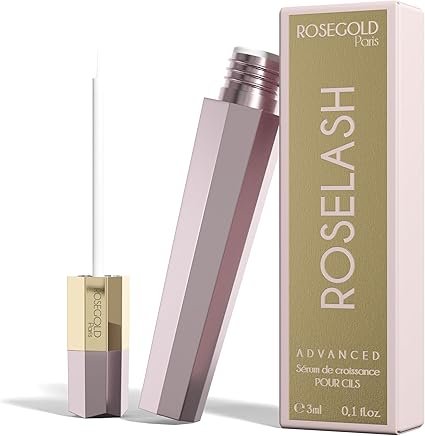 ROSEGOLD Parigi Roselash Siero avanzato per ciglia – Siero per la cura delle ciglia dall'aspetto più folto – 3 ml