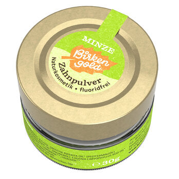 BIRKENGOLD Mint Tooth Powder vetro 30 g