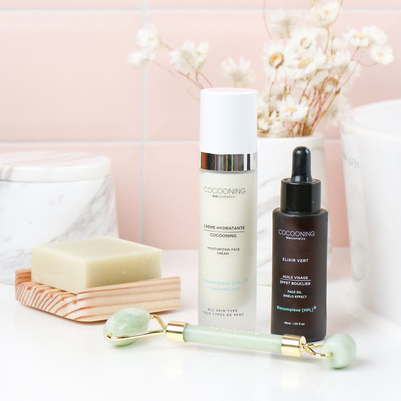 Duo Crème  hydratante + Elixir vert deluxe