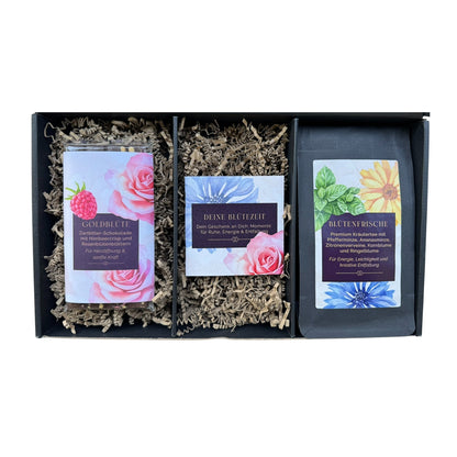 Tiefenzeit Blütezeit Geschenkbox für SIE (Aufblühen & Wohlfühlen)