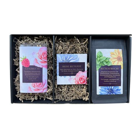 Tiefenzeit Blütezeit Geschenkbox für SIE (Aufblühen & Wohlfühlen)