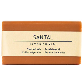 SAVON DU MIDI Seife mit Karité-Butter Sandelholz 100g