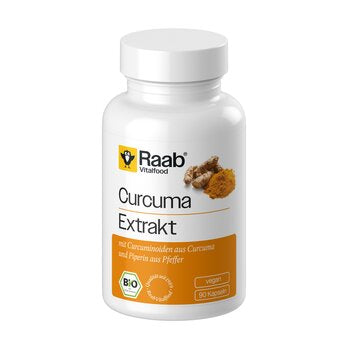 Capsule di Estratto di Curcuma RAAB VITALFOOD 90 Capsule
