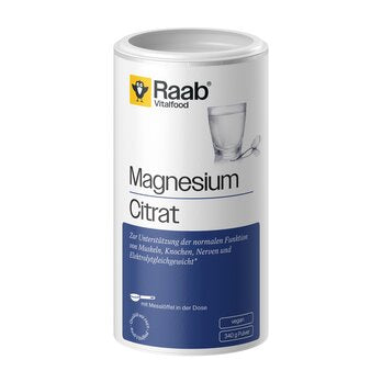 RAAB VITALFOOD Poudre de Citrate de Magnésium 340 g