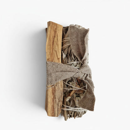 Weisser Salbei & Palo Santo Räucherbündel Duo