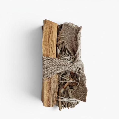 Weisser Salbei & Palo Santo Räucherbündel Duo