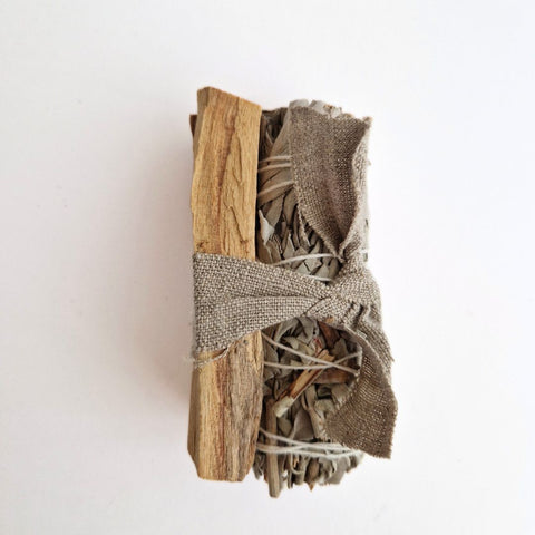 Weisser Salbei & Palo Santo Räucherbündel