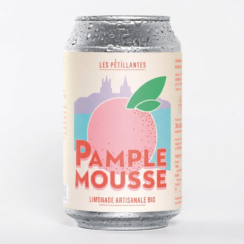Limonata Biologica "Les Pétillantes" — Pompelmo — Lattina da 330ml