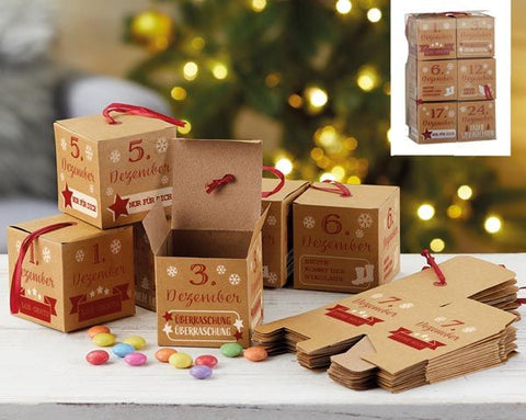 Advent Calendar, Craft Kit, 24 Boxes